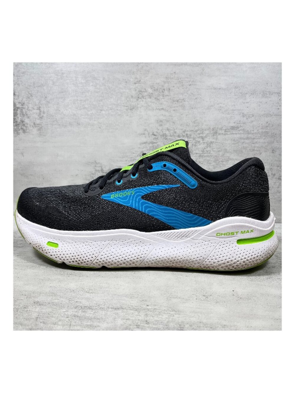 Brooks Ghost Max Running Shoes - Men's Size 10.5 - Black